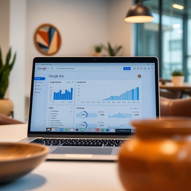 Dashboard Google Ads con andamento delle campagne performance